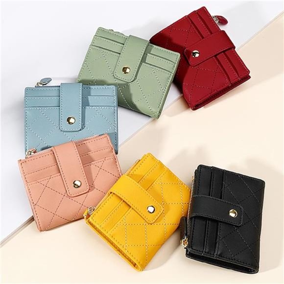 Wallet for Women, Womens Wallet Card Holder, Small Bifold RFID Blocking Purse - Picture 5 of 6